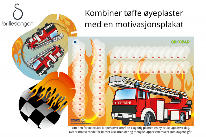 Hovedbilde Motivasjonsplakat Brannbil