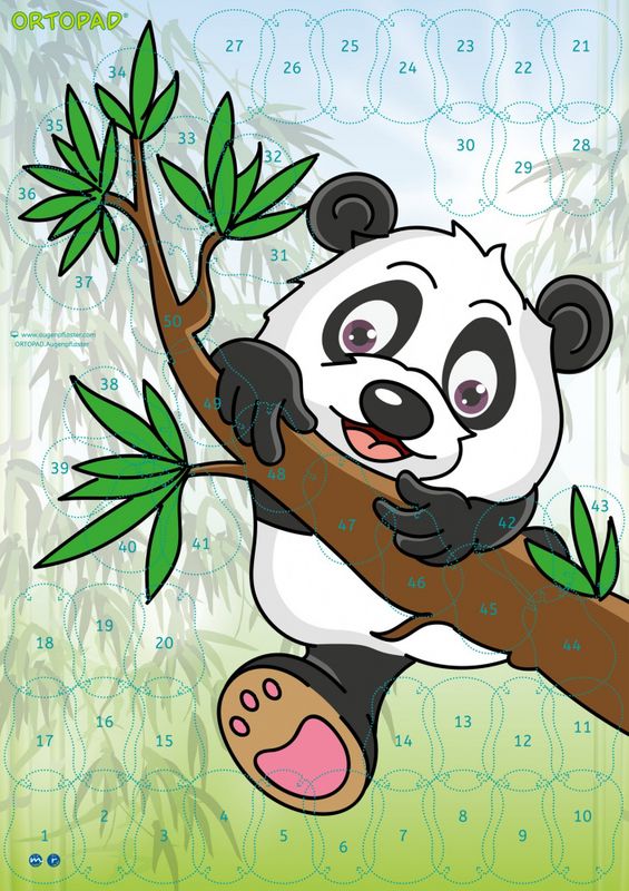 Motivasjonsplakat Panda