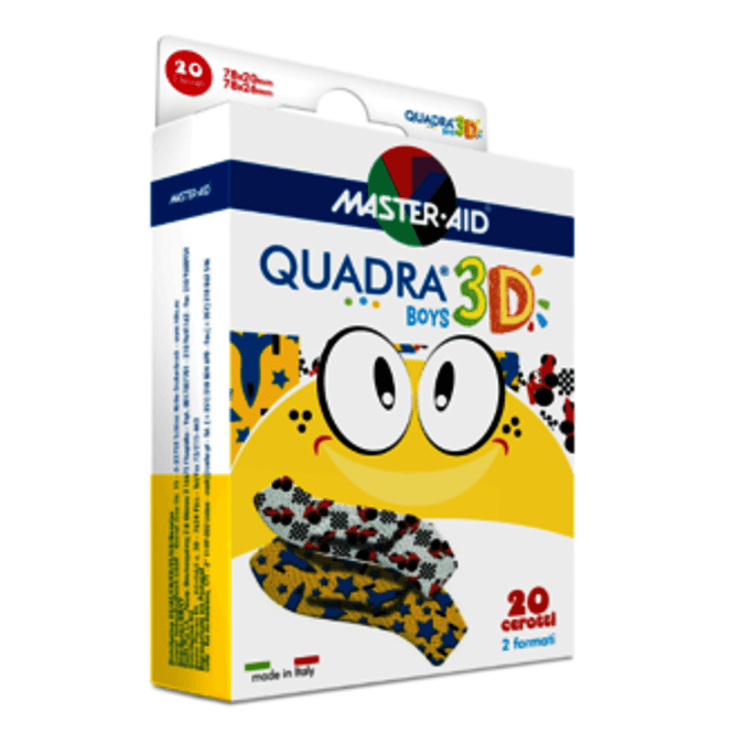 Hovedbilde Quadra Boys Plaster 20 stk- 🎨 