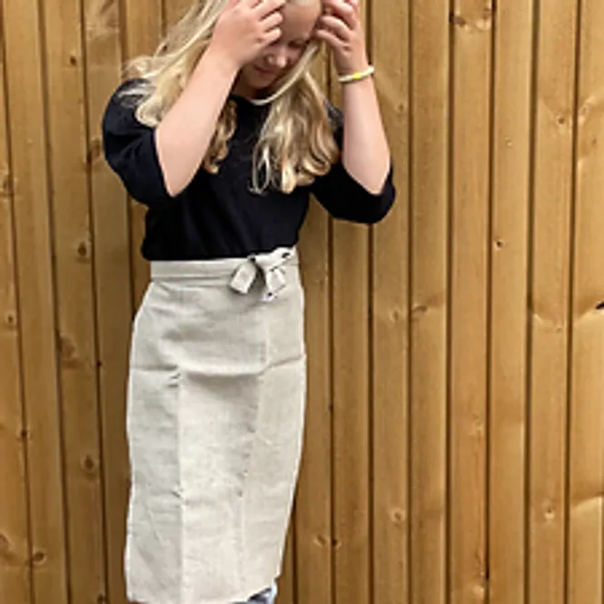 Hovedbilde Forkle 100% lin- voksen