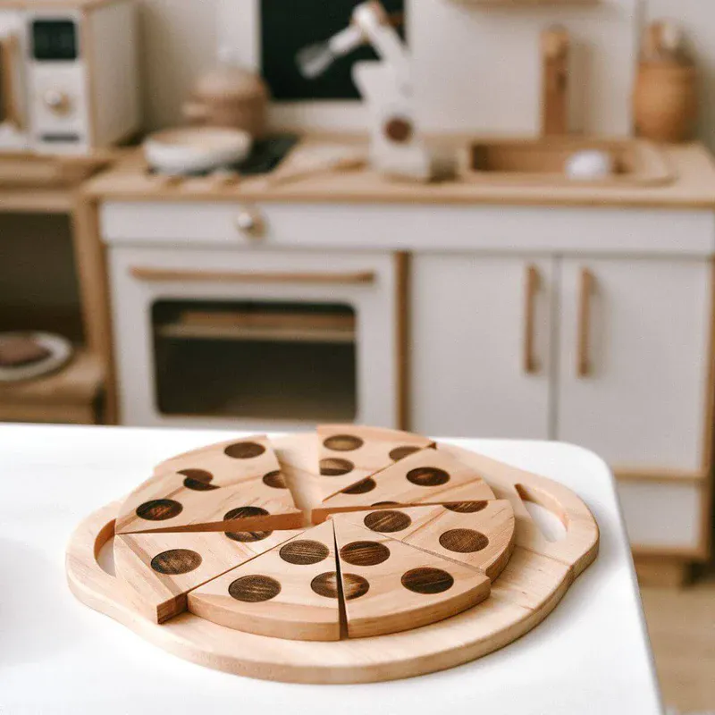 Pizza sett i tre