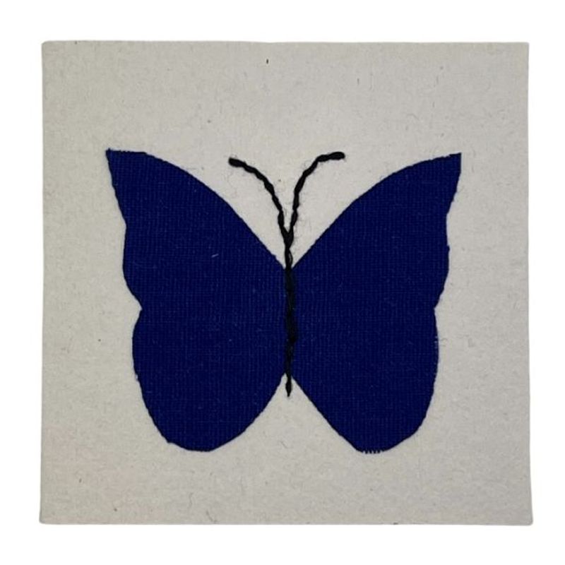 Blue butterfly kort